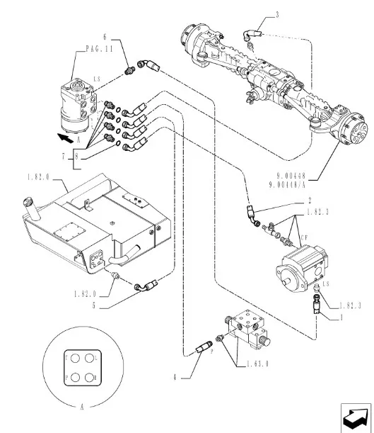 87379059 - Шланг гидравлический